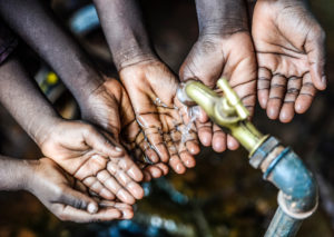 Fresh Water for Africa Symbol by Black Children